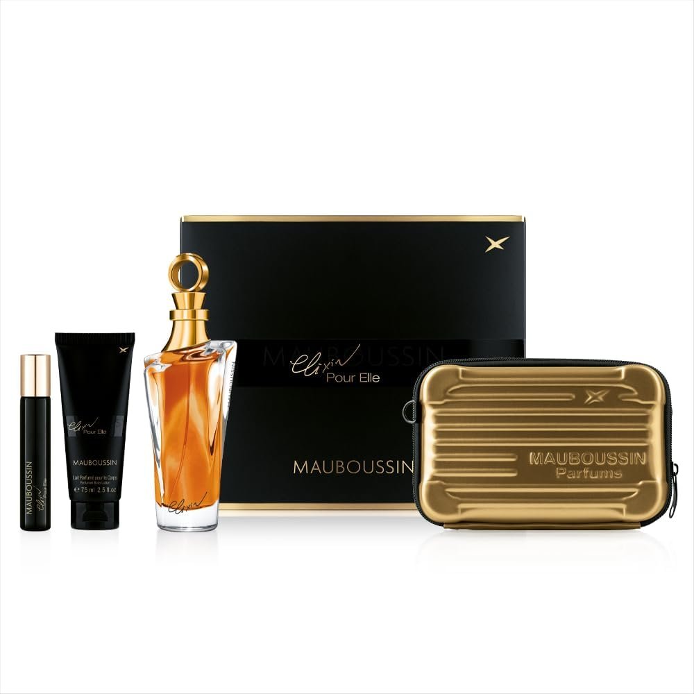 Eau de Parfum 100ml, Lait Corps 75ml, Travel Spray 20ml & Sac Bandoulière