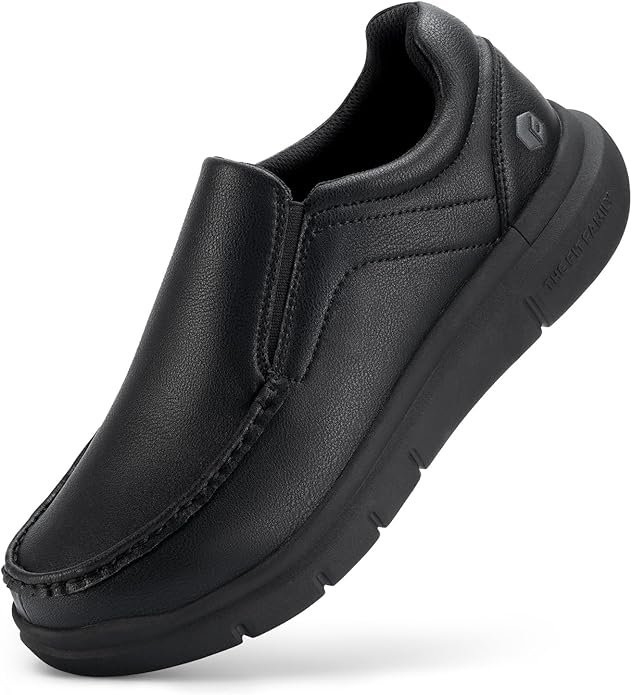 Chaussures en Cuir Hommes Mocassins Extra-Larges Slip on Chaussures Confortables et Décontractées