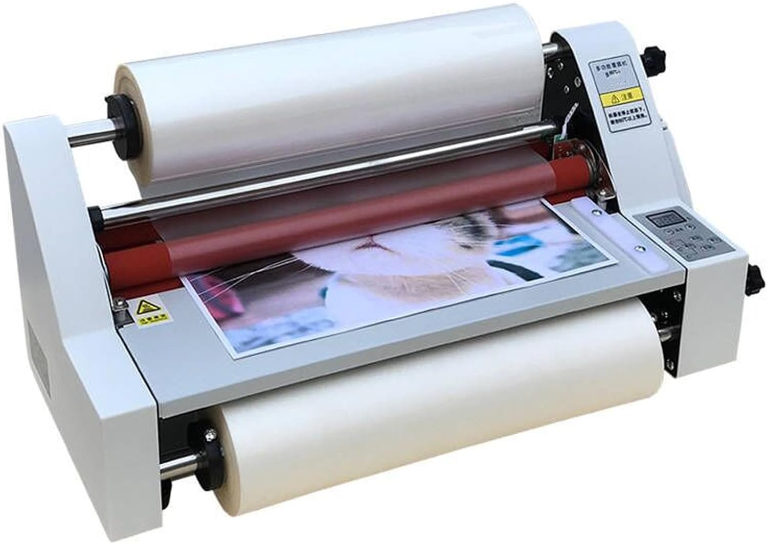 Laminateur Thermique A2/A3/A4 Machine À Plastifier Chaud et Froid 350 mm/450 mm Plastifieuse Simple et Double Face pour Bureau