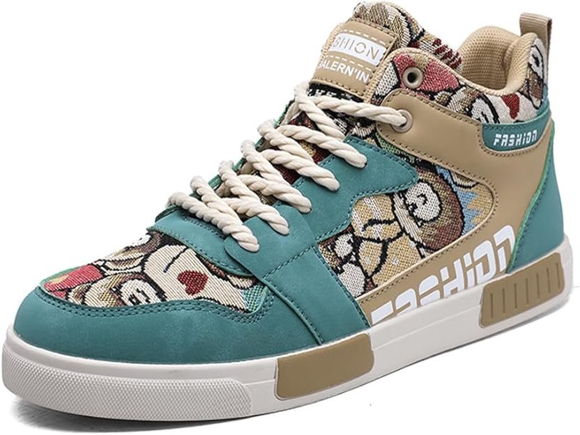 Baskets Montantes Homme Style Chinois – Sneakers Streetwear Skate & Casual