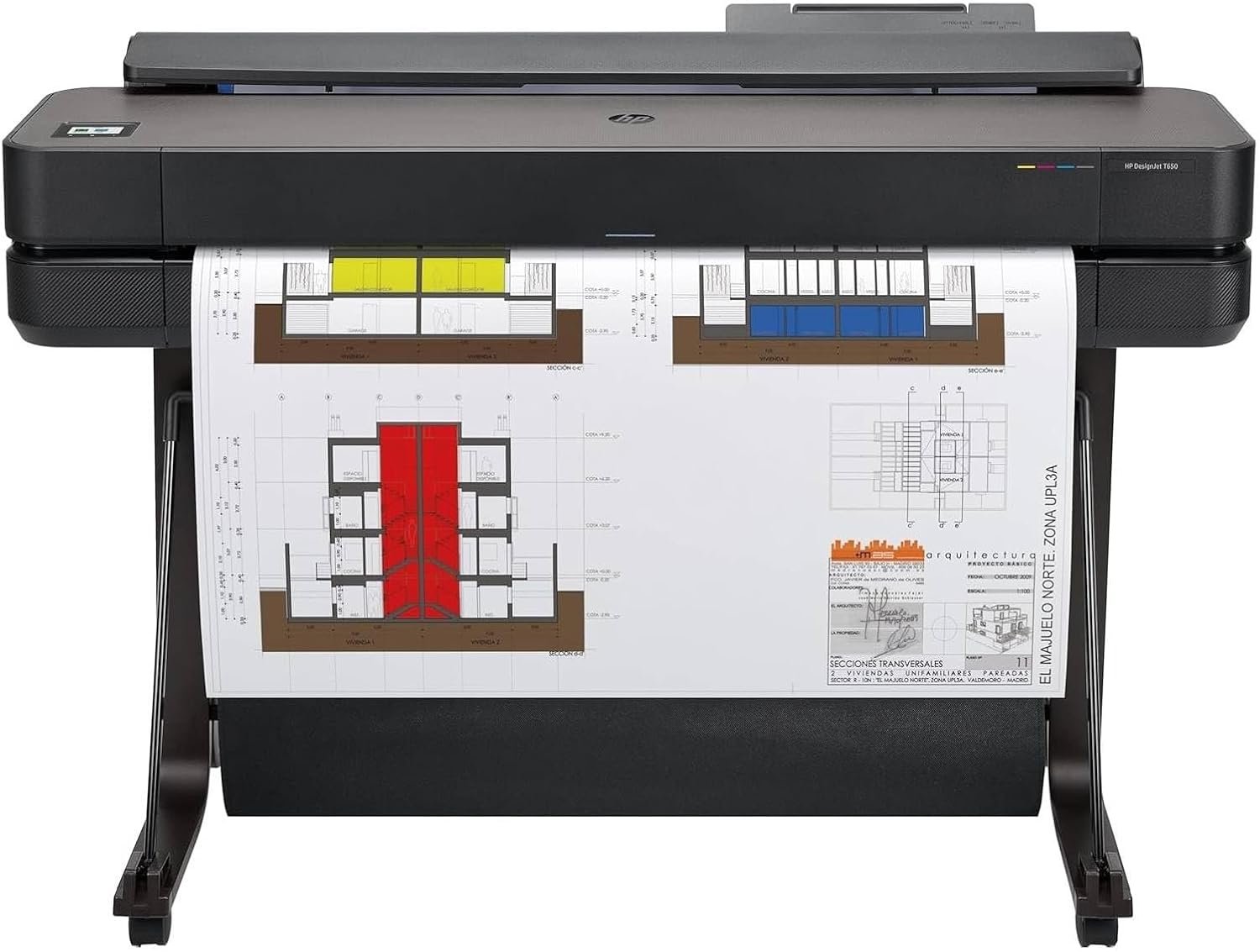 Imprimante Grand Format, Traceur, Standard A4-A0, 82 Impressions A1/h, Wi-FI, Ethernet, USB, 2400x1200dpi, Métal recyclé, Version 2025