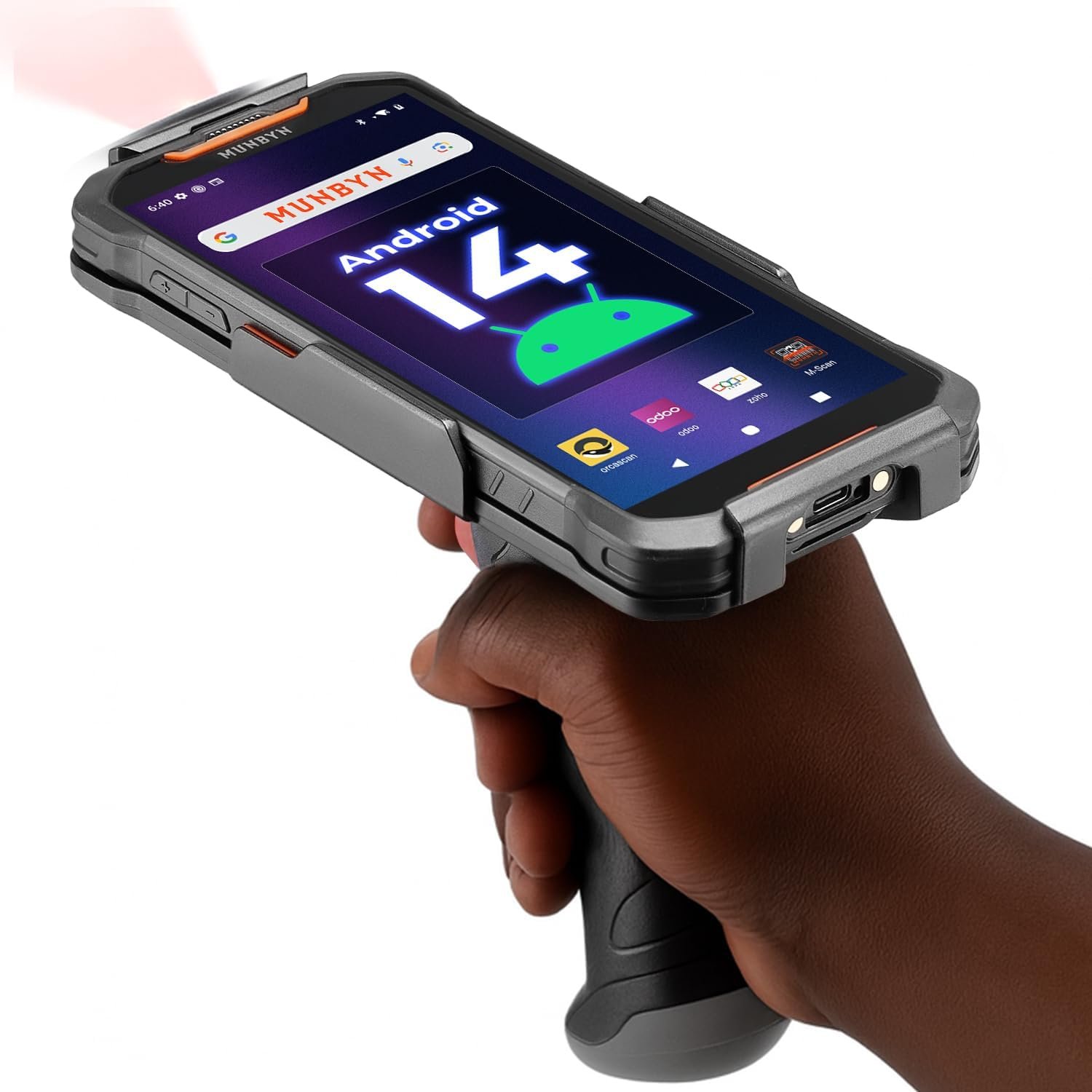 Scanner PDA Android 14, Écran 6"