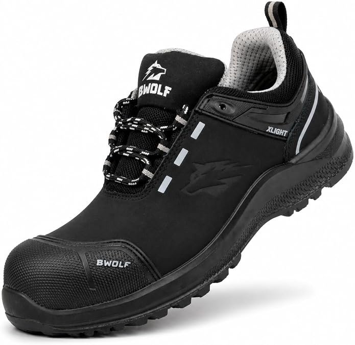 Defender S3 Chaussures de Travail pour Homme en Nubuck Hydrofuge