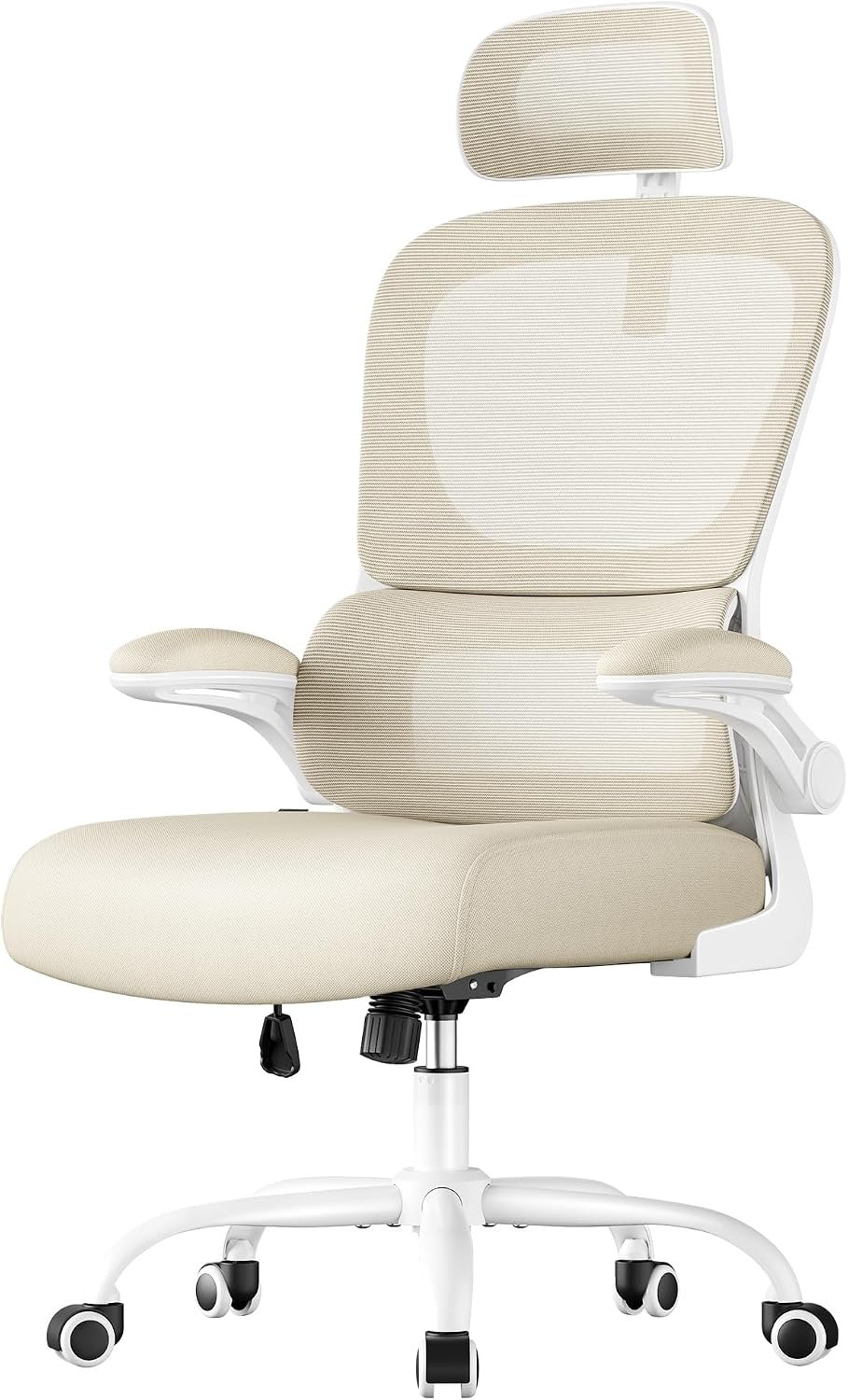 Chaise de Bureau Ergonomique, Tissu en Maille Double Couche