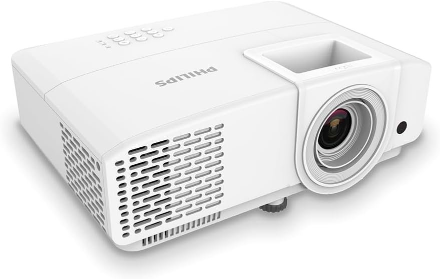Philips, Propix 650, Vidéoprojecteur Professionnel, DLP, Home cinéma, Correction d'image avancée, WXGA 1280 x 800 Pixels