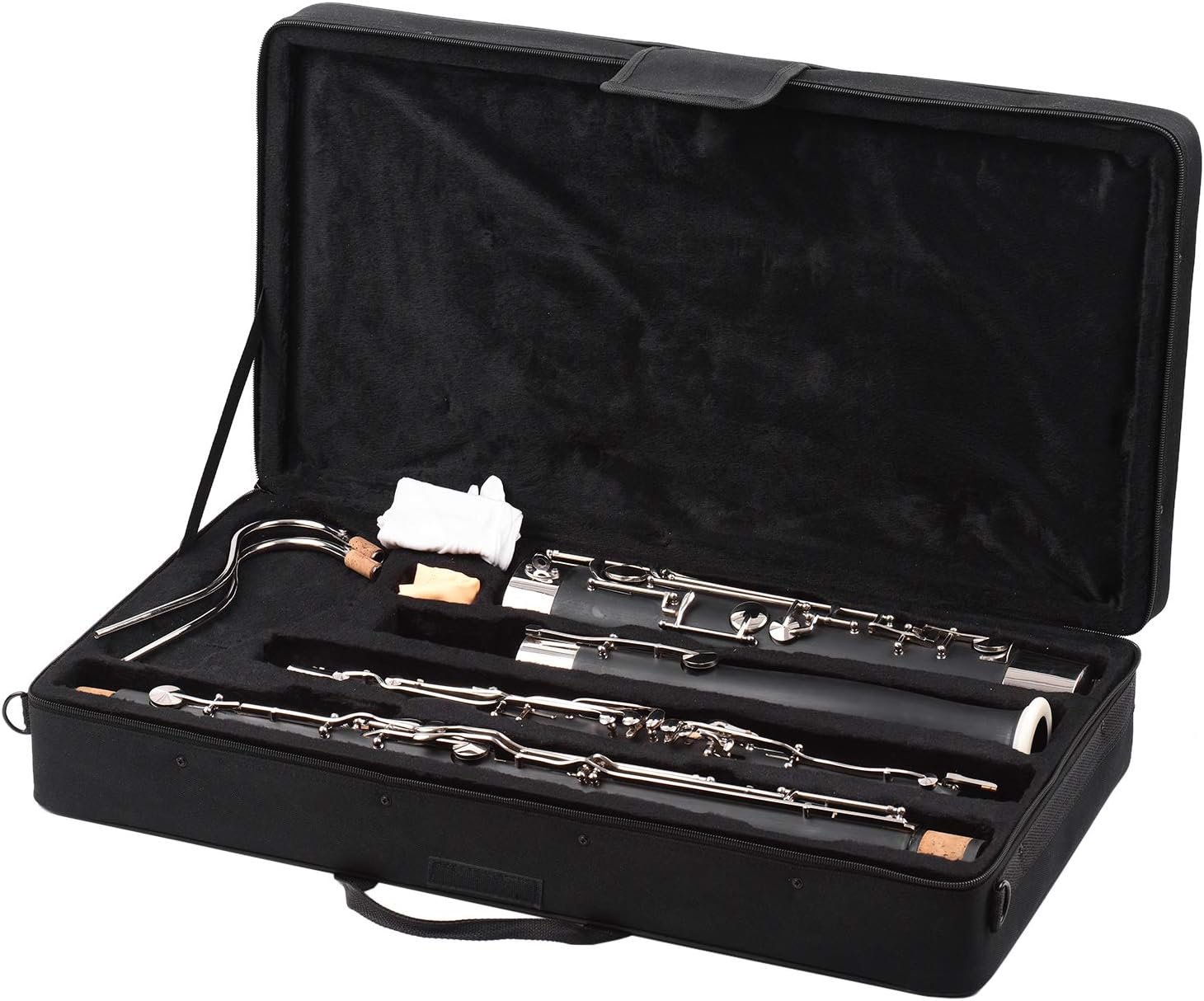 Bassoon en Bois Synthétique Noir de avec Roseau