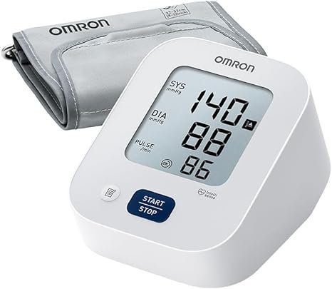 OMRON X2 Essential – Appareil tension artérielle bras automatique - Tensiomètre brassard validé cliniquement – Tensiomètre bras avec détection de pulsation cardiaque irrégulière