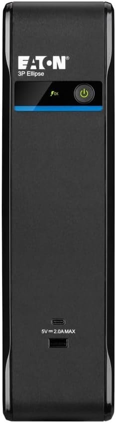 Onduleur 3P1300UF – 1300VA/840W – 8 Prises FR, Ports USB‑A & USB‑C, Protection Batterie + surtension
