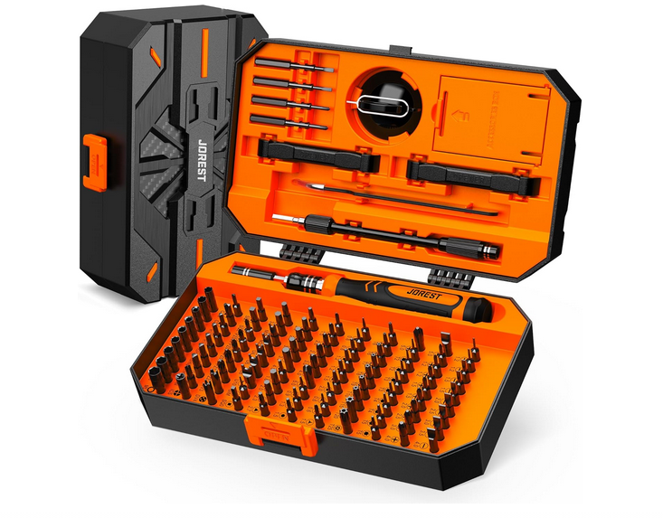 JOREST 115 en 1 Kit de Tournevis de Précision, Mini Magnétique Outils de Réparation avec Torx