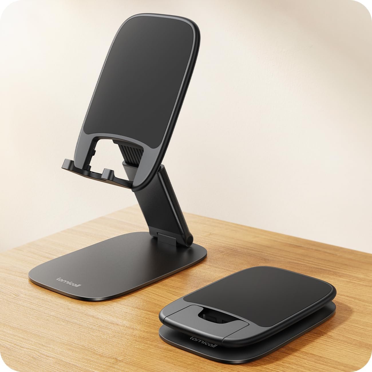 Support Téléphone Bureau Pliable