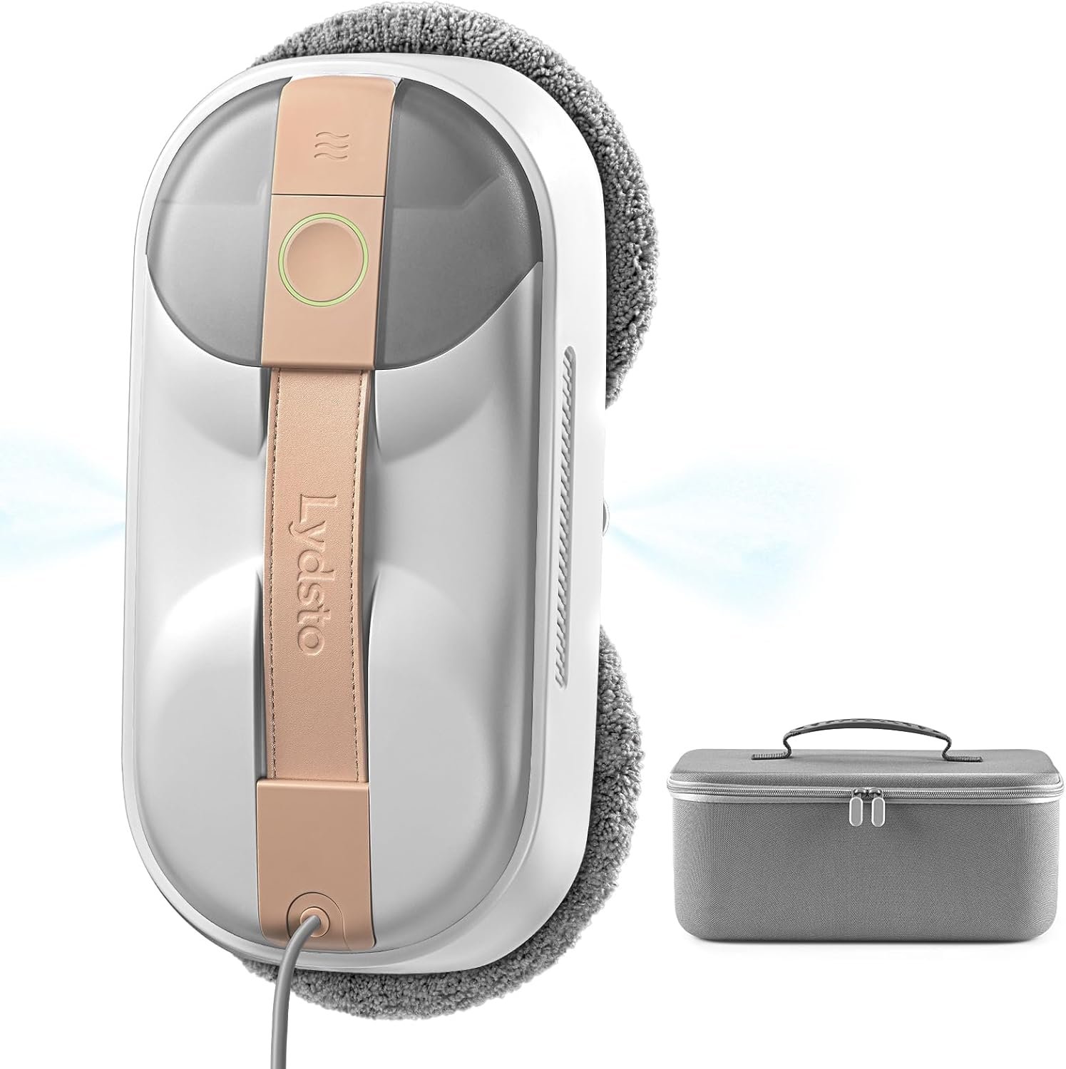 Nettoyeur de Vitres, Robot Laveur Vitre avec Double Pulvérisation Ultrasonore, 6000Pa