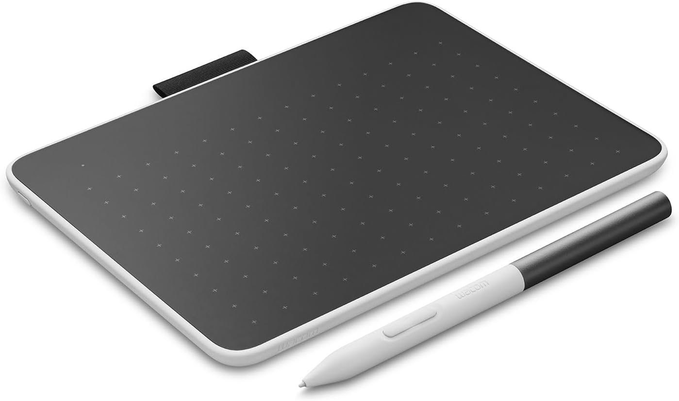 Tablette à Stylet Wacom One S, Stylet à résonance électromagnétique sans Pile ni Batterie Inclus, connectivité Bluetooth, pour Windows, Mac, Chromebook et Android : idéale pour Les Artistes