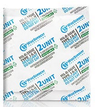 Desiccant _montmorillonite material bags W= 78mm; LE=130mm\3.07 - 5.12mm (800PCS/34Gal Drum)