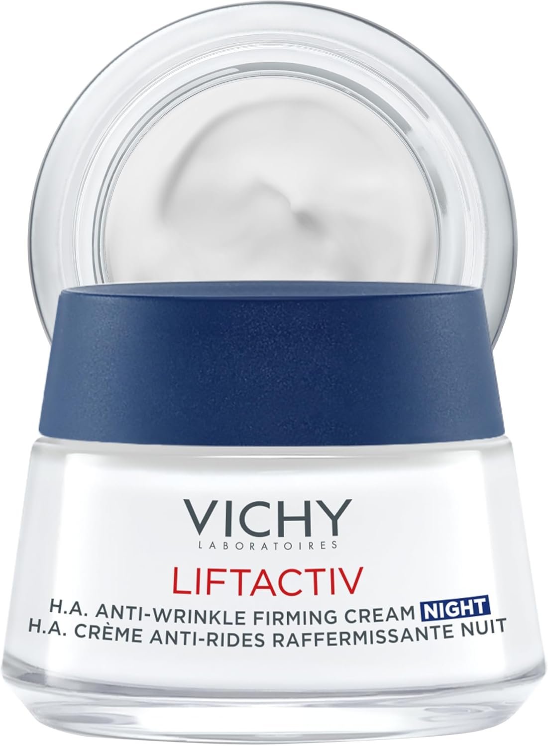 Liftactiv - Crème de Nuit Anti-Rides et Anti-âge - Enrichie en Acide Hyaluronique - Crème Hydratante Qui Corrige les Rides et Améliore la Tonicité de la Peau - Pour Tous Types de Peau