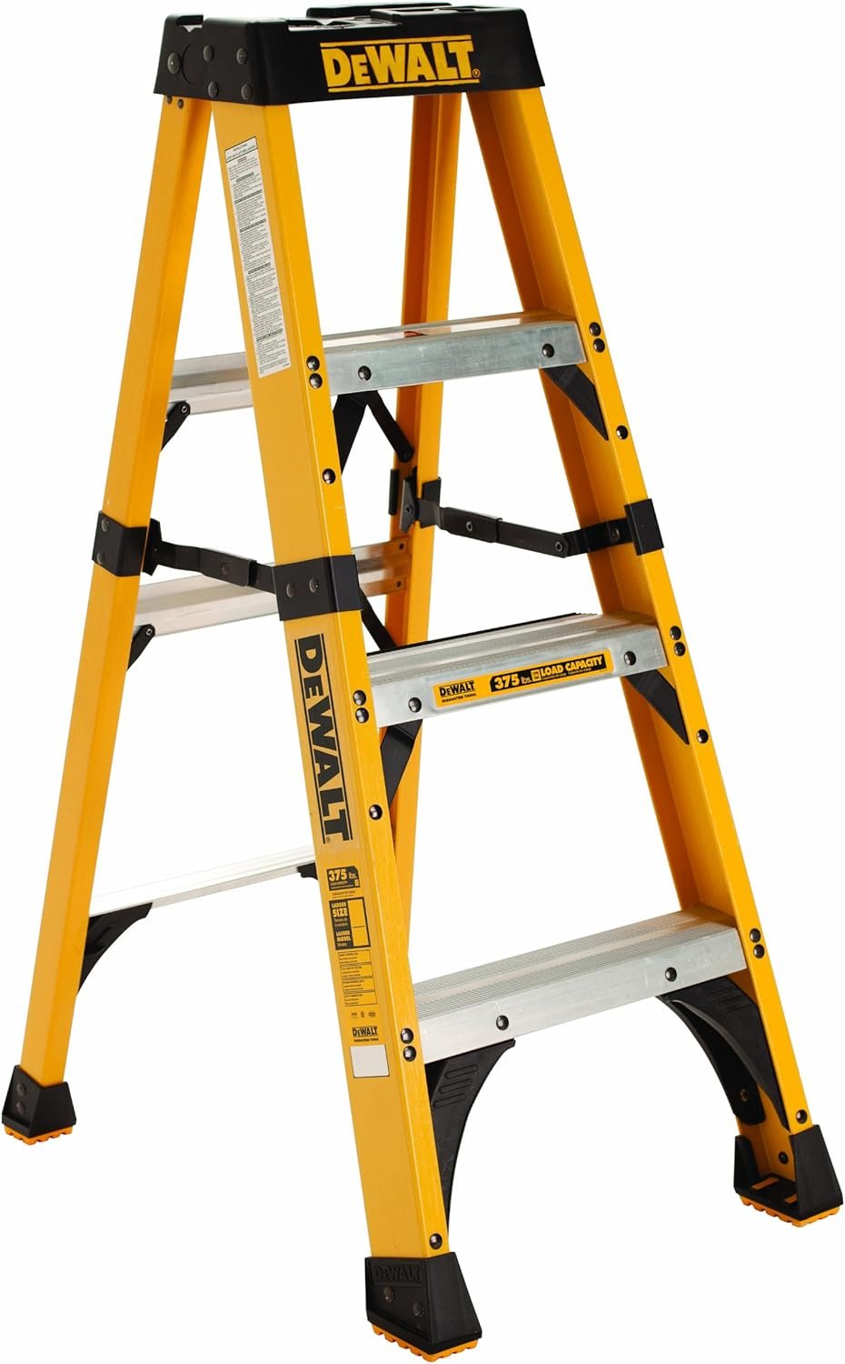 DeWalt Type IAA 375lb Rated FG Stepladder 4' DXL3410-04