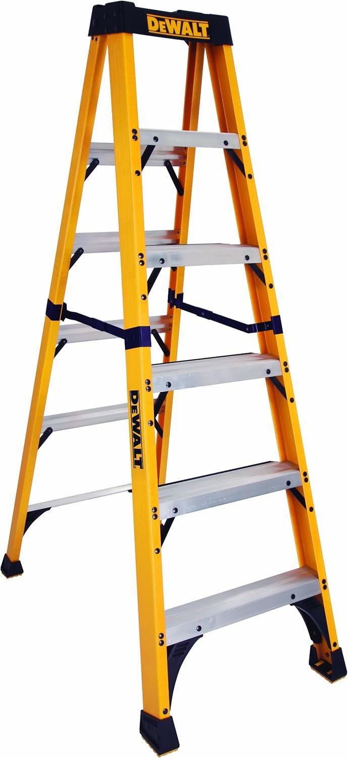 DeWalt Type IAA 375lb Rated FG Stepladder 6' DXL3410-06