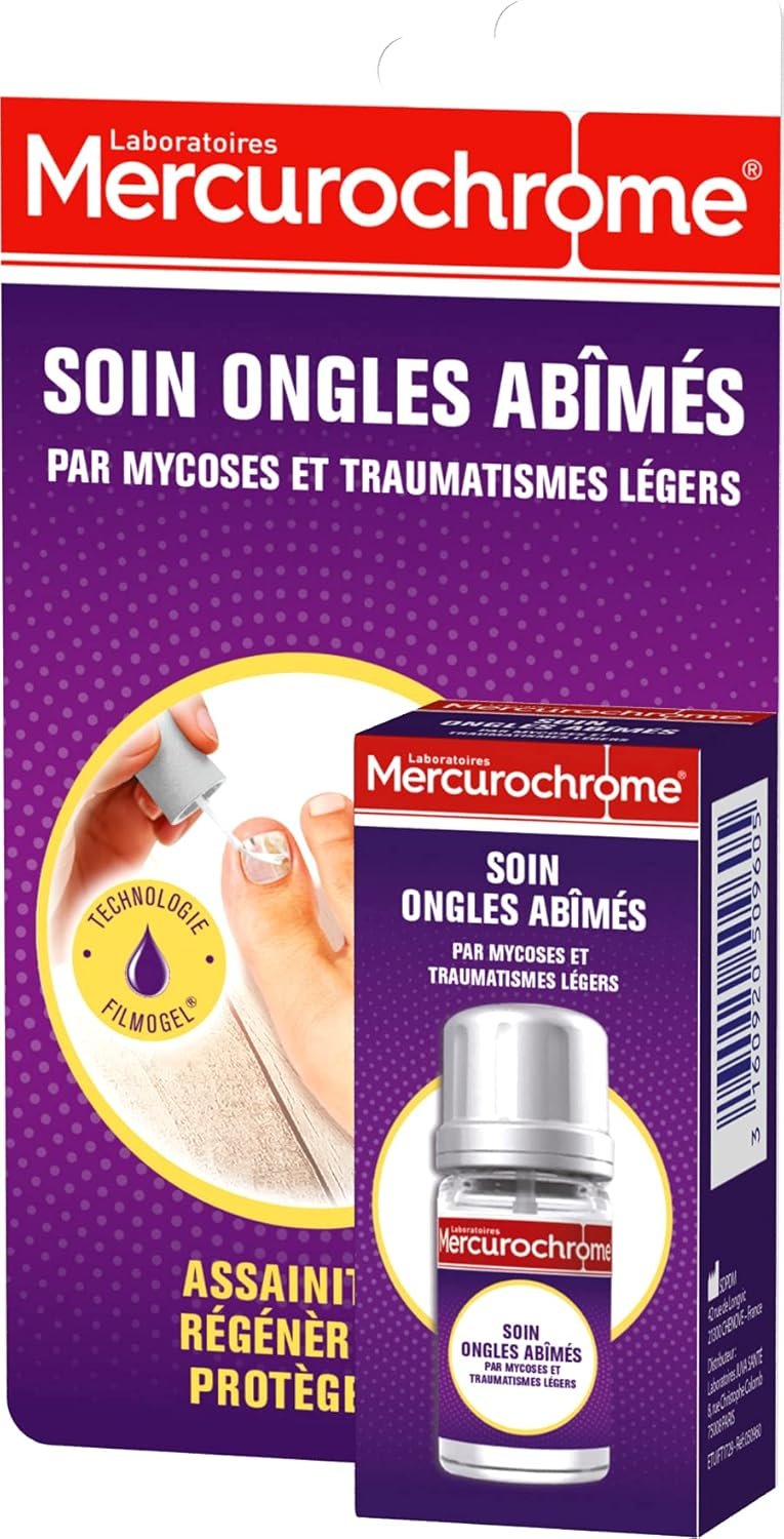 Soin ongles abîmés par mycoses ou traumatismes - La boîte de 3,3 ml