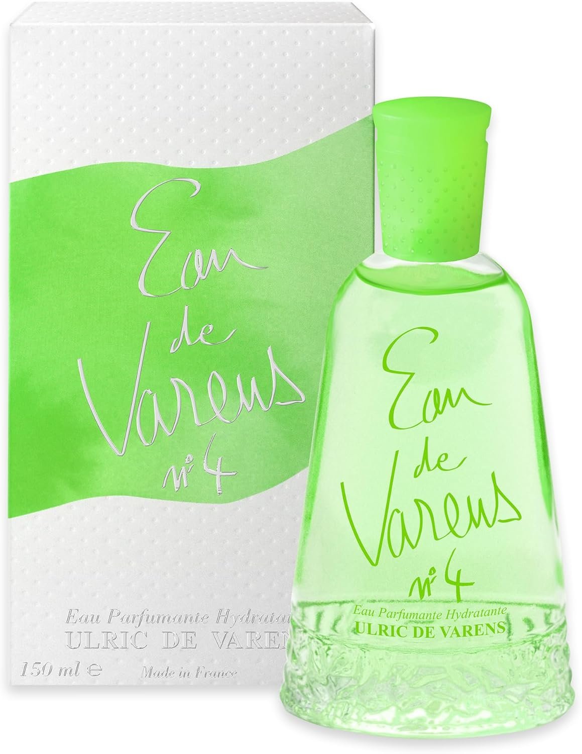 Eau de Varens N°4 - Avec Étui - Hespéridé, Fleuri - Parfum Femme & Homme - Eau Parfumante Hydratante - Made in France - 150 ml