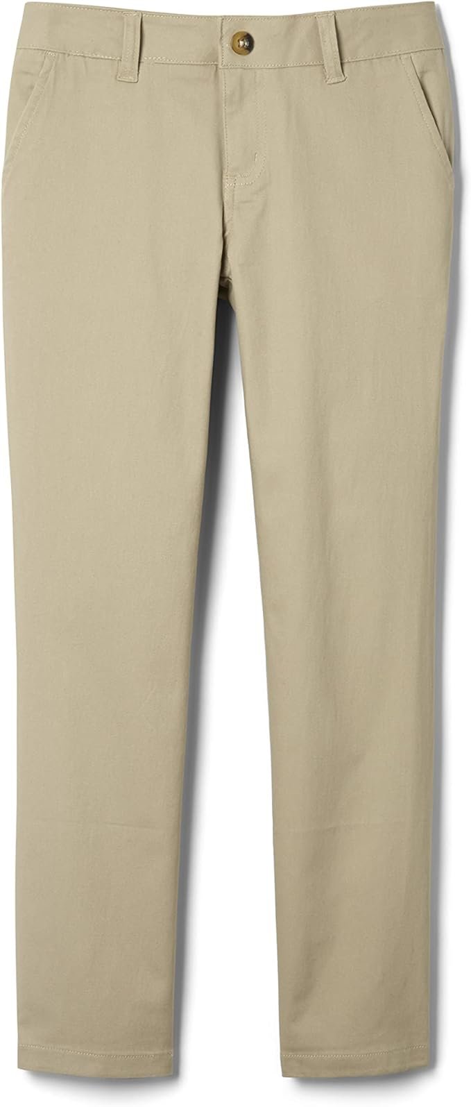 Pantalon Droit Extensible à Taille Ajustable pour Filles