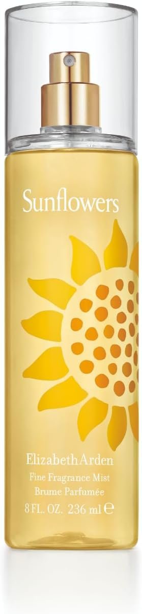 Sunflowers - Brume Parfumée pour Femme Senteur Florale et Fruitée - Spray Vaporisateur - Fragrance Fleurie et Rayonnante - Brume Délicatement Parfumée