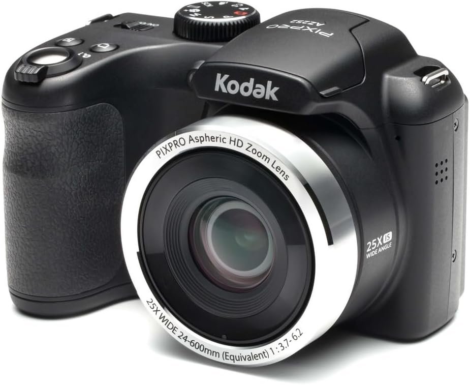 Appareil Photo Bridge Numérique 16 Mpixels, Zoom Optique 25X, Video HD 720p, Grand Angle 24 mm, Stabilisateur Optique de l'image, Ecran LCD 3 - Noir | Provenance France