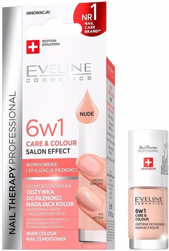 Nail Thérapie Condition professionnelle des ongles avec couleur 6in1, 5 ml, français