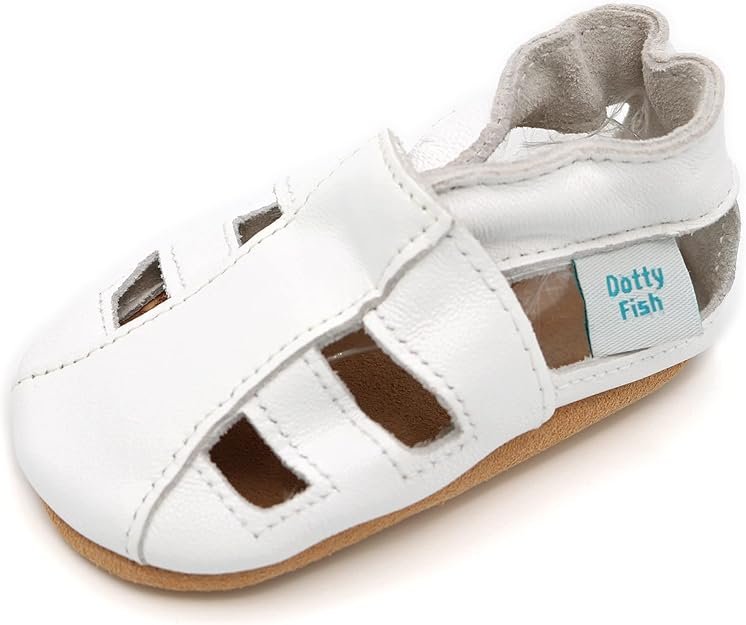 Sandales Bébé & Enfant en Cuir – Semelle Souple Antidérapante, Chaussures Premiers Pas, Sensation Pieds Nus