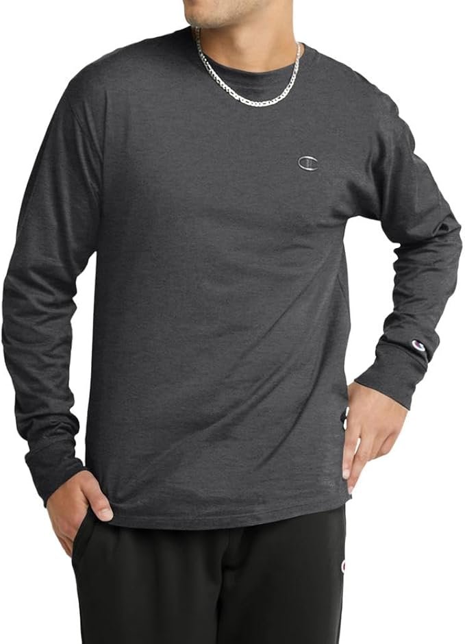 T-Shirt Homme Champion Champion T-Shirt Classique À Manches Longues en Jersey pour Homme