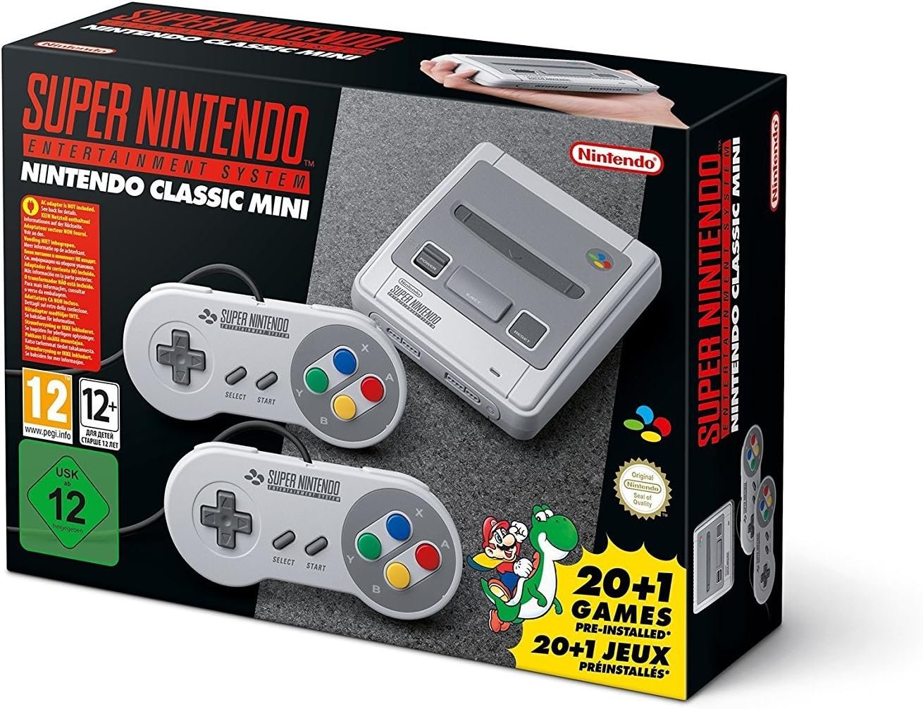Console Nintendo Classic Mini : système de divertissement Super Nintendo