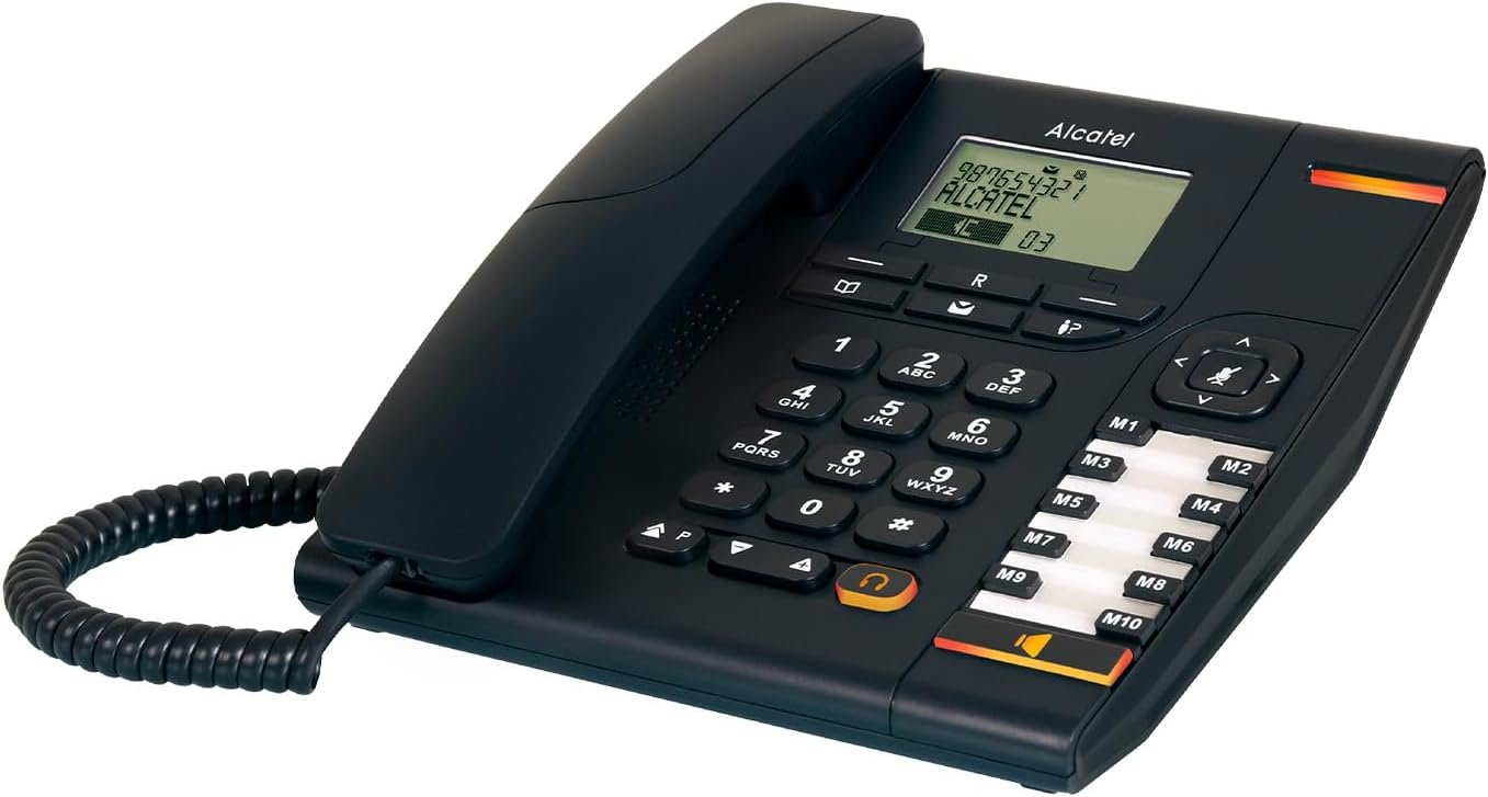 Temporis 880 PRO - Professional Wired Fixed Phone - Dual Block - Large