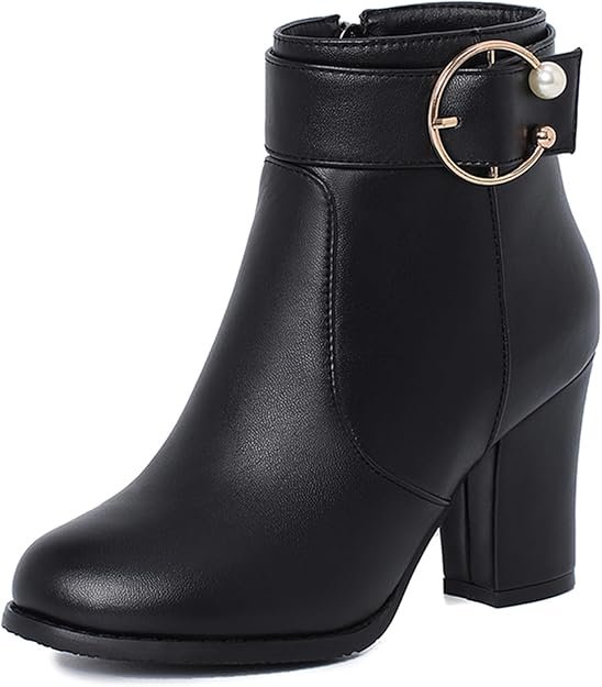 Bottines à Talons Blocs pour Femmes