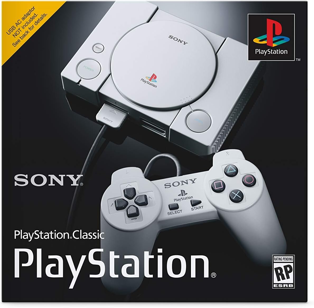 Sony PlayStation Classic 16 Go Gris