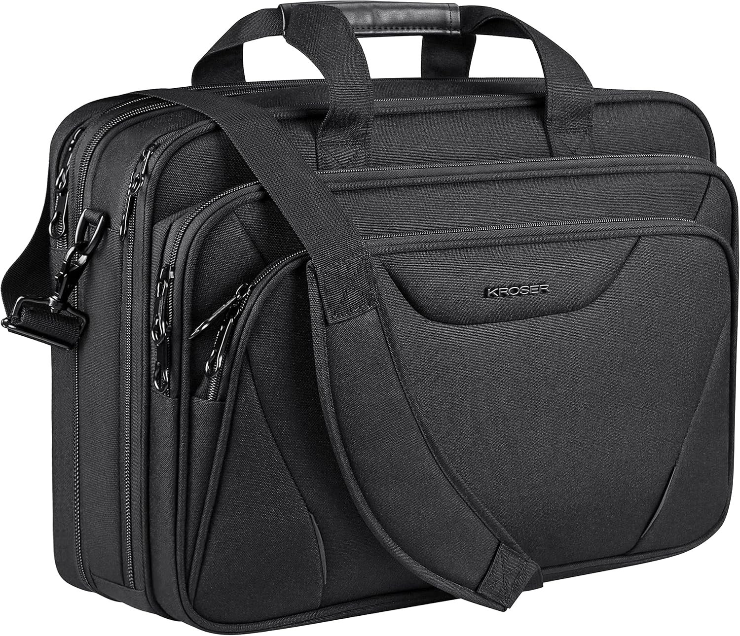 Sac à main Sacoche pour Ordinateur Portable Jusqu'à 17,3" Imperméable Sacoche Extensible Porte-Documents à Bandoulière pour Voyage/Affaires/École Femme Laptop Bag
