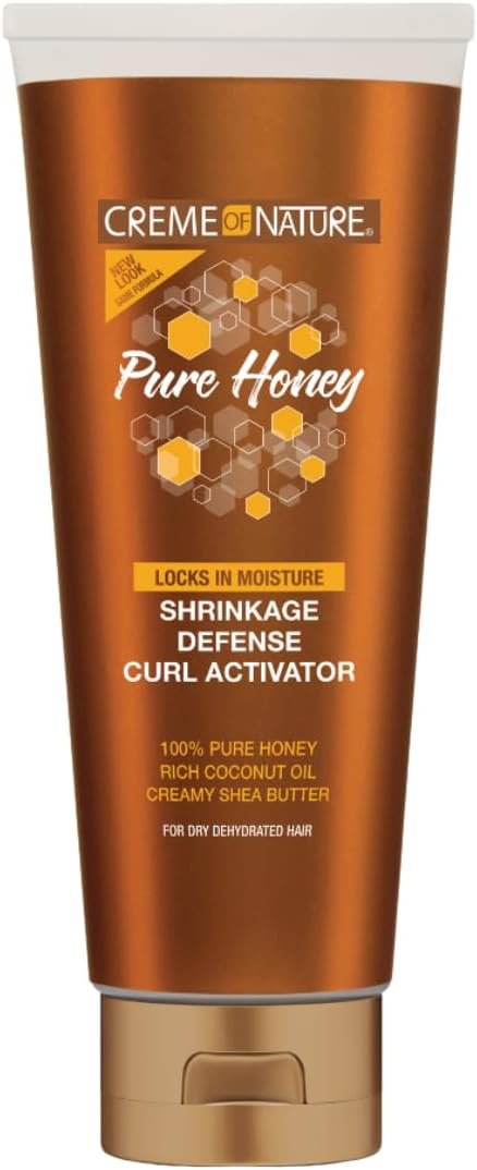 Crème Activatrice Boucles à l'Huile de Coco, Beurre de Karité et Miel, Soin des Cheveux Bouclés, Frisés et Crépus, Hair Curler, Produit Cheveux Sans Sulfates - 310ml