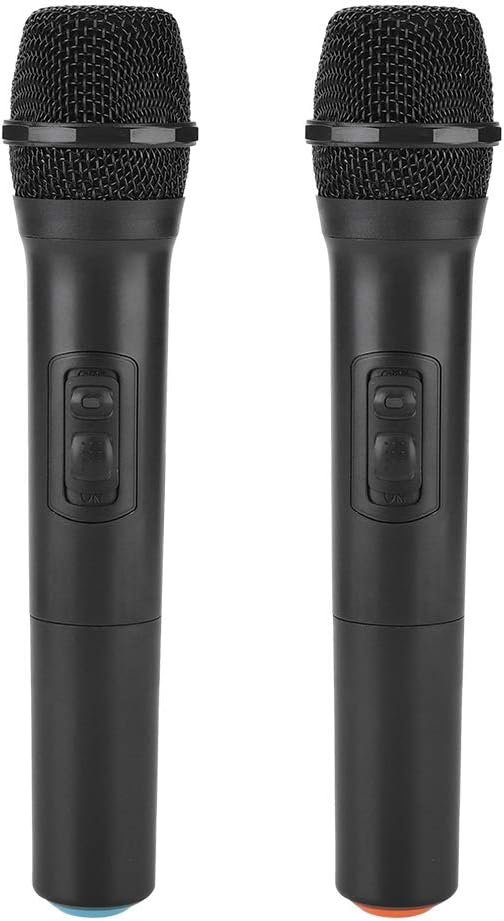 Microphone à Main sans Fil, Communication sans Fil avec Microphone Universel Micro sans Fil VHF avec récepteur/antenne pour karaoké/réunion de Travail