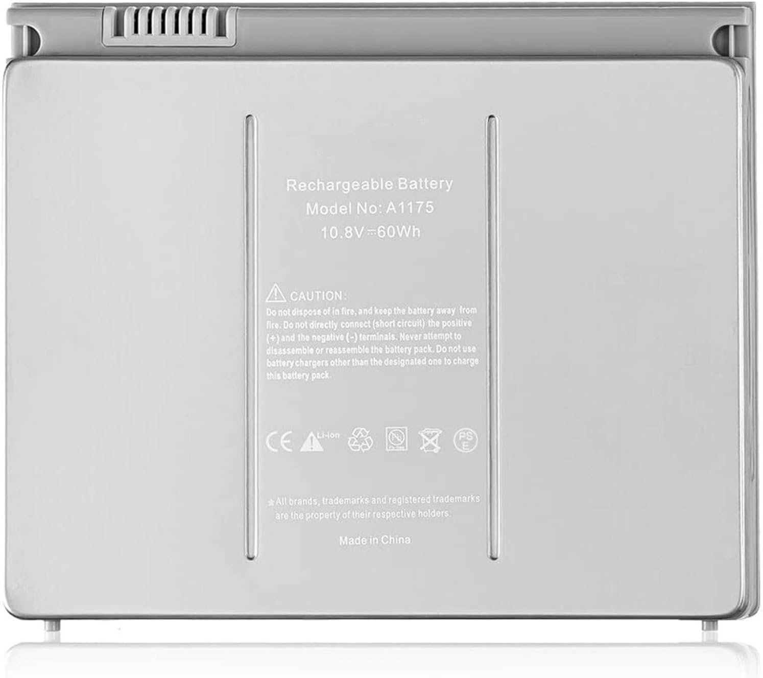 Batterie 10,8 V – 5600 mAh pour Apple MacBook Pro 15" A1150 / A1175 / A1211 / A1226 / A1260 – Compatible MA348, MB133XA, MB133LL/A – Modèles 2006 à début 2008
