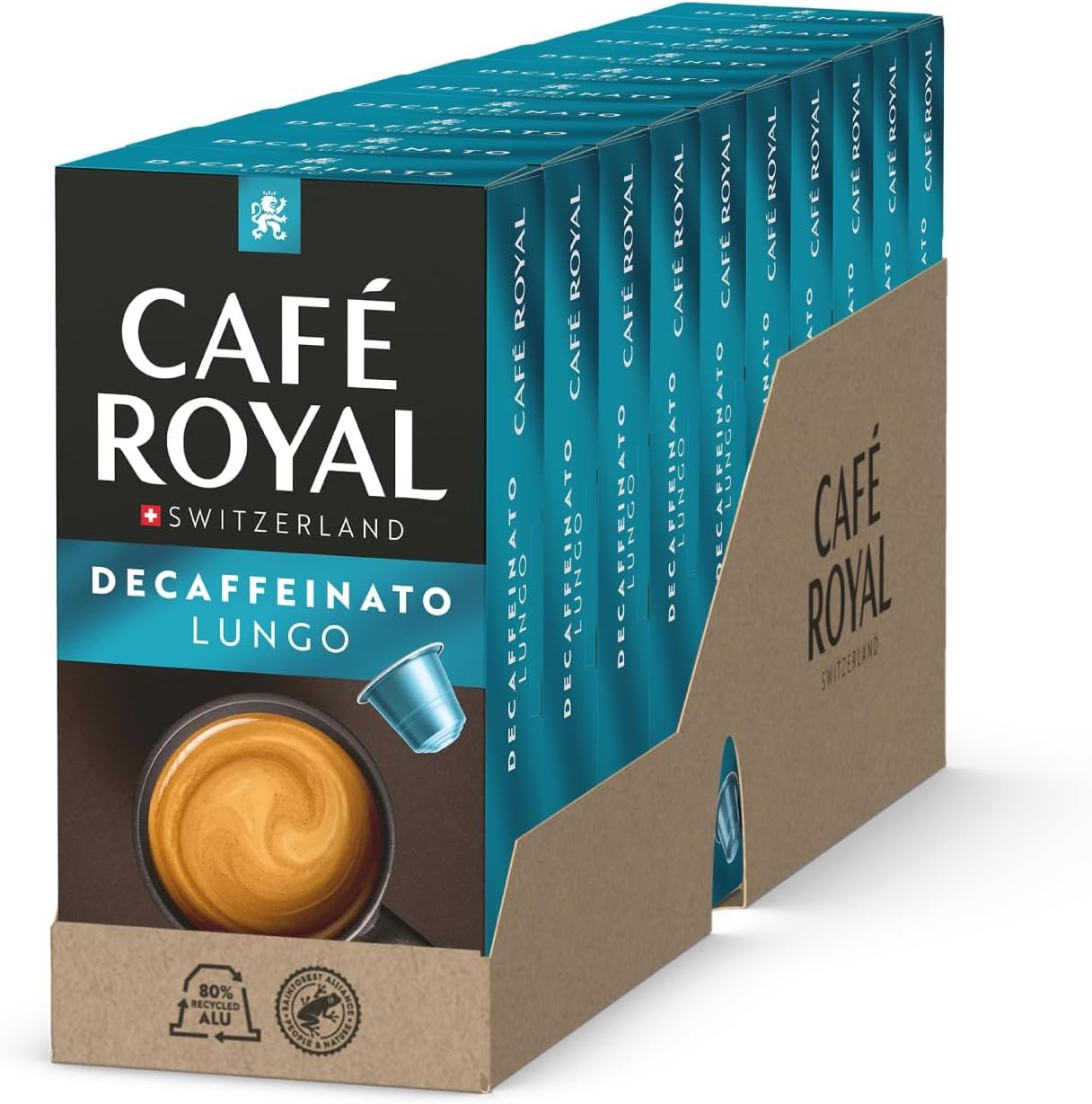 Lungo Décaféiné - 100 capsules compatibles Nespresso