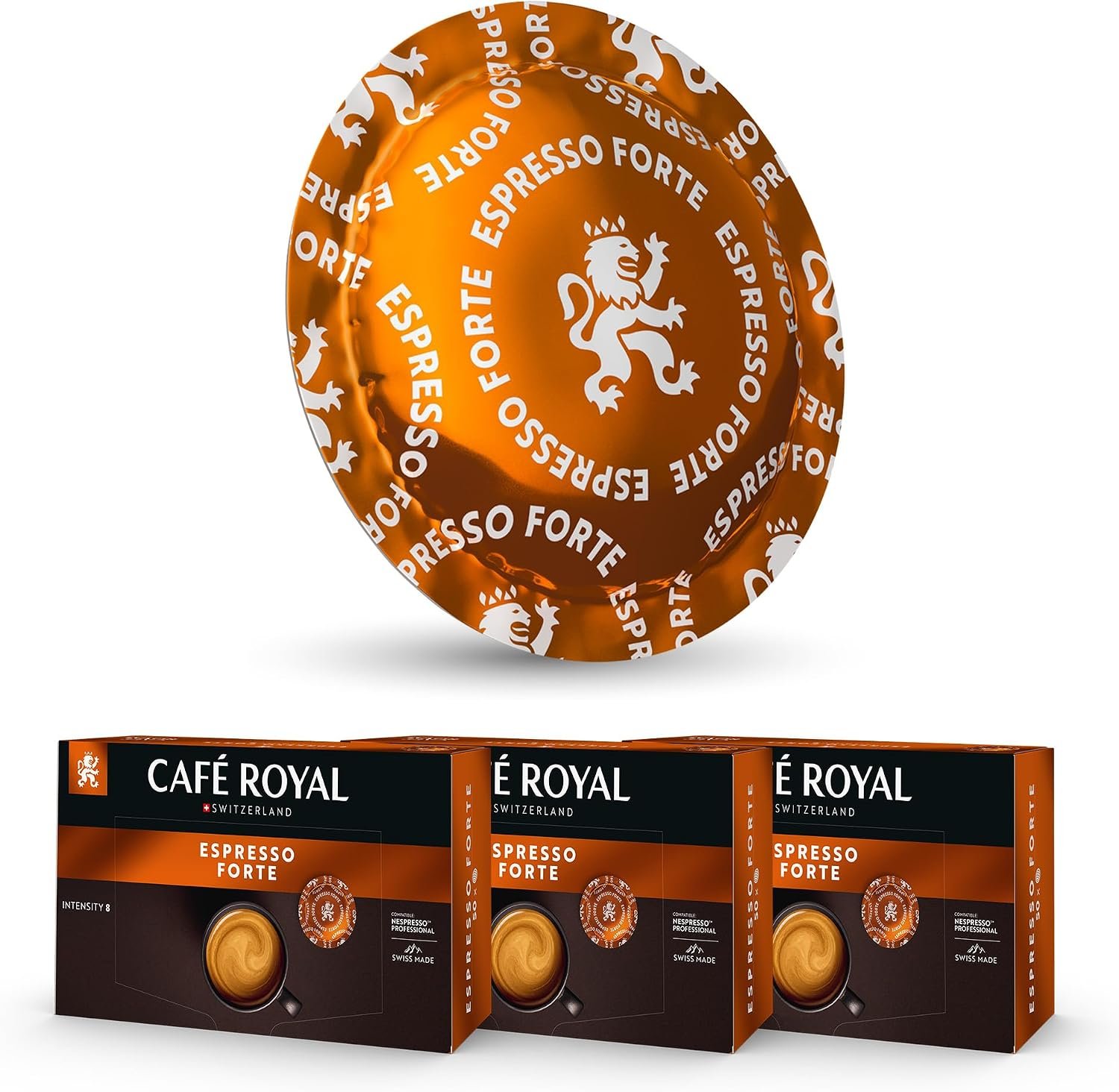 Café Royal Pro | 3 x 50 - Compatibles avec les Machines à café Nespresso®* Professional - Saveur Espresso Forte