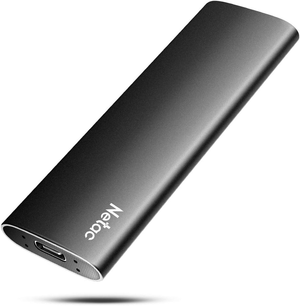 250 Go Externe SSD USB 3.2 Gén 2 Disque Dur Portatif Vitesse Jusqu'à 550MB/s (10 Gbps, Type-C, Aluminium)