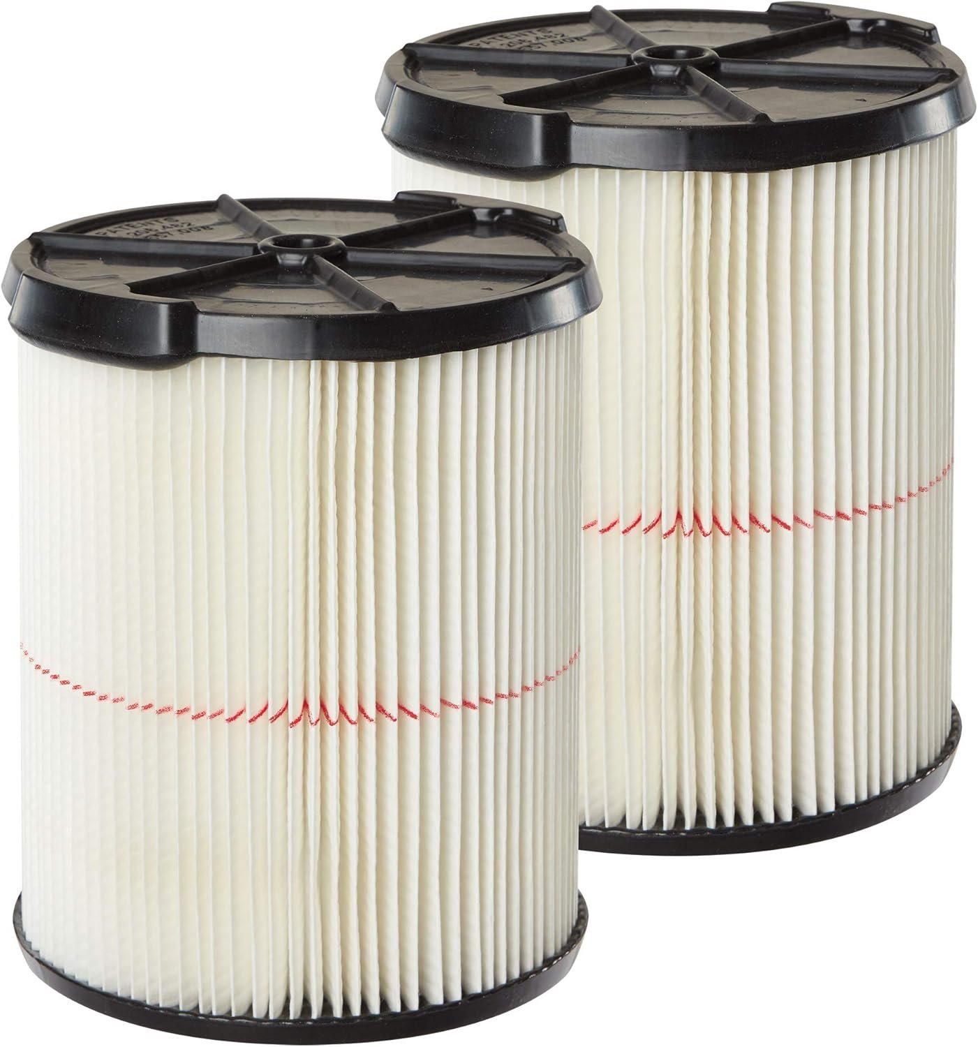 CRAFTSMAN CMXZVBE38755 Genuine General Purpose Wet Dry Vac Replacement Vacuum Filter for Most 5 to 20 Gallon CRAFTSMAN Shop Vacuums, Easy Installation and Traps General Debris, 2-Pack