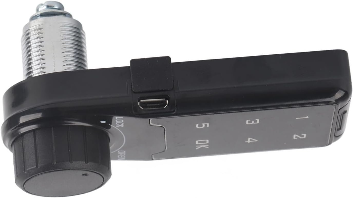 Mot De Passe Électronique Serrure D'Armoire, Combinaison De Code Numérique Touch Keypad Keyless Lock Consigne De Sécurité Intelligente Pour Letter Box Drawer Gym Spa(L = 30 Mm)