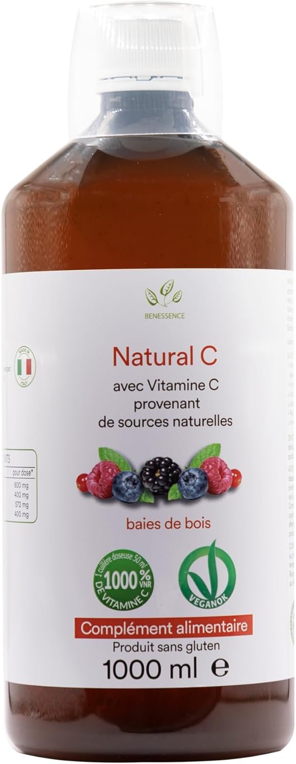 Complément alimentaire à boire avec Acérola et Rosa Canina, sources de Vit.C - 1L