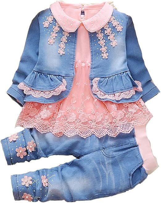 3 pièces Ensembles t-Shirt et Costume de Cow-Girl