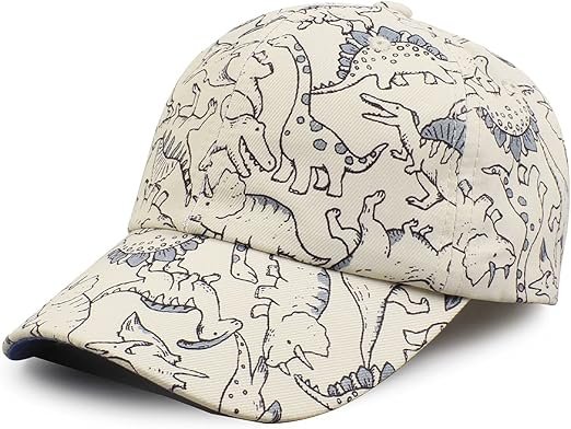 Chapeau De Soleil pour Enfant Dinosaur Casquette De Baseball Été Chapeux Réglable Garçon Fille Casquette