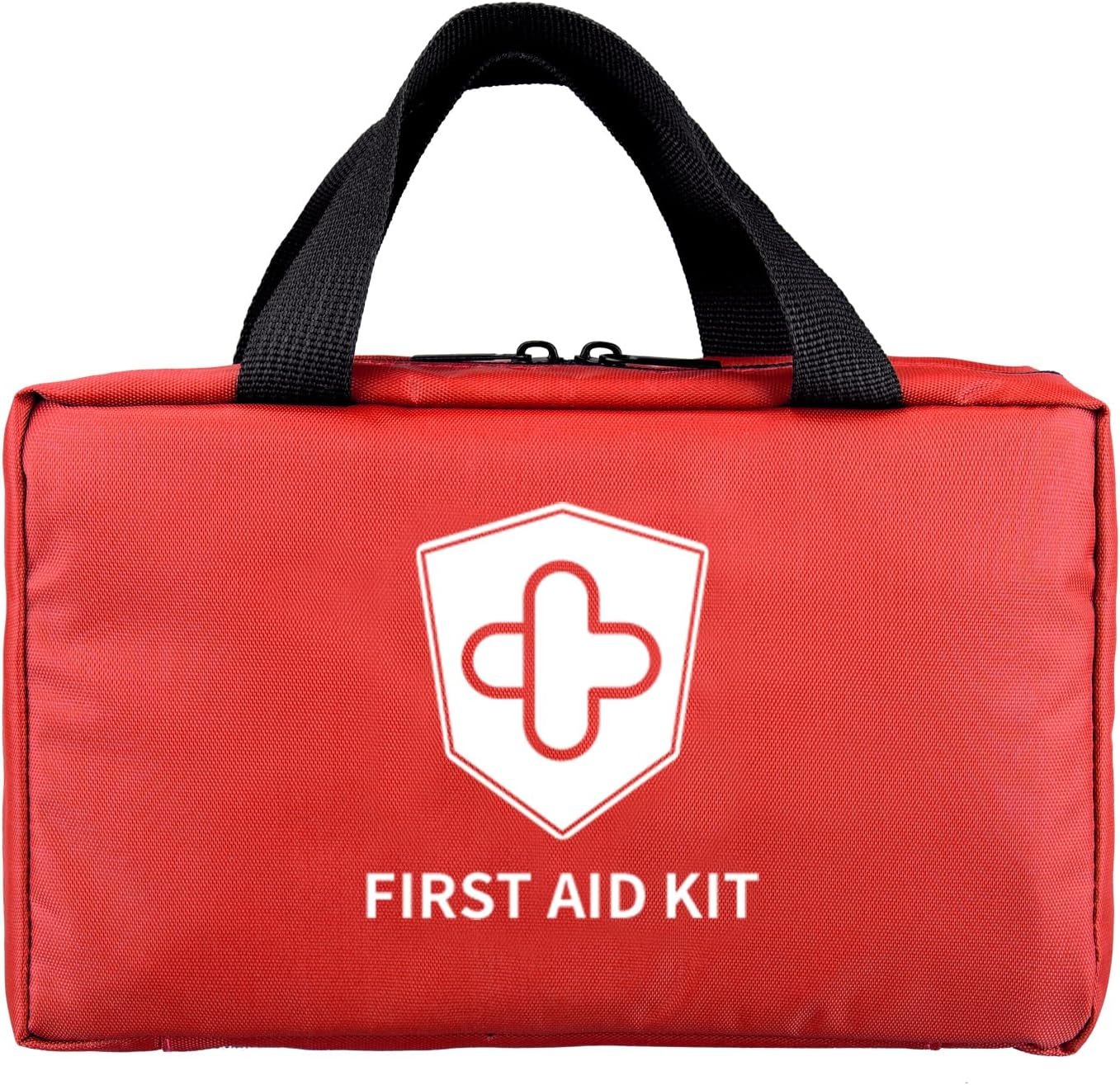 Kitgo First Aid Kit with Hospital Grade Medical Supplies, 220pcs Emergency Medical Trauma Kit, Gift for Dad Husband Great for Home, Outdoors, Office, Car, Travel, Camping, Hiking, Boating
