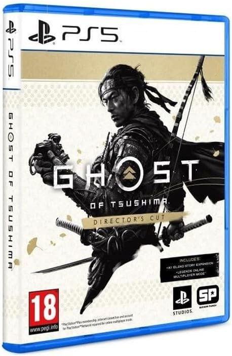 Sony, Ghost of Tsushima Director's Cut PS5, Jeu de Rôle (RPG), Version Physique avec CD, En Français, 1 joueur, PEGI 18, pour PlayStation 5 et PlayStation 5 PRO