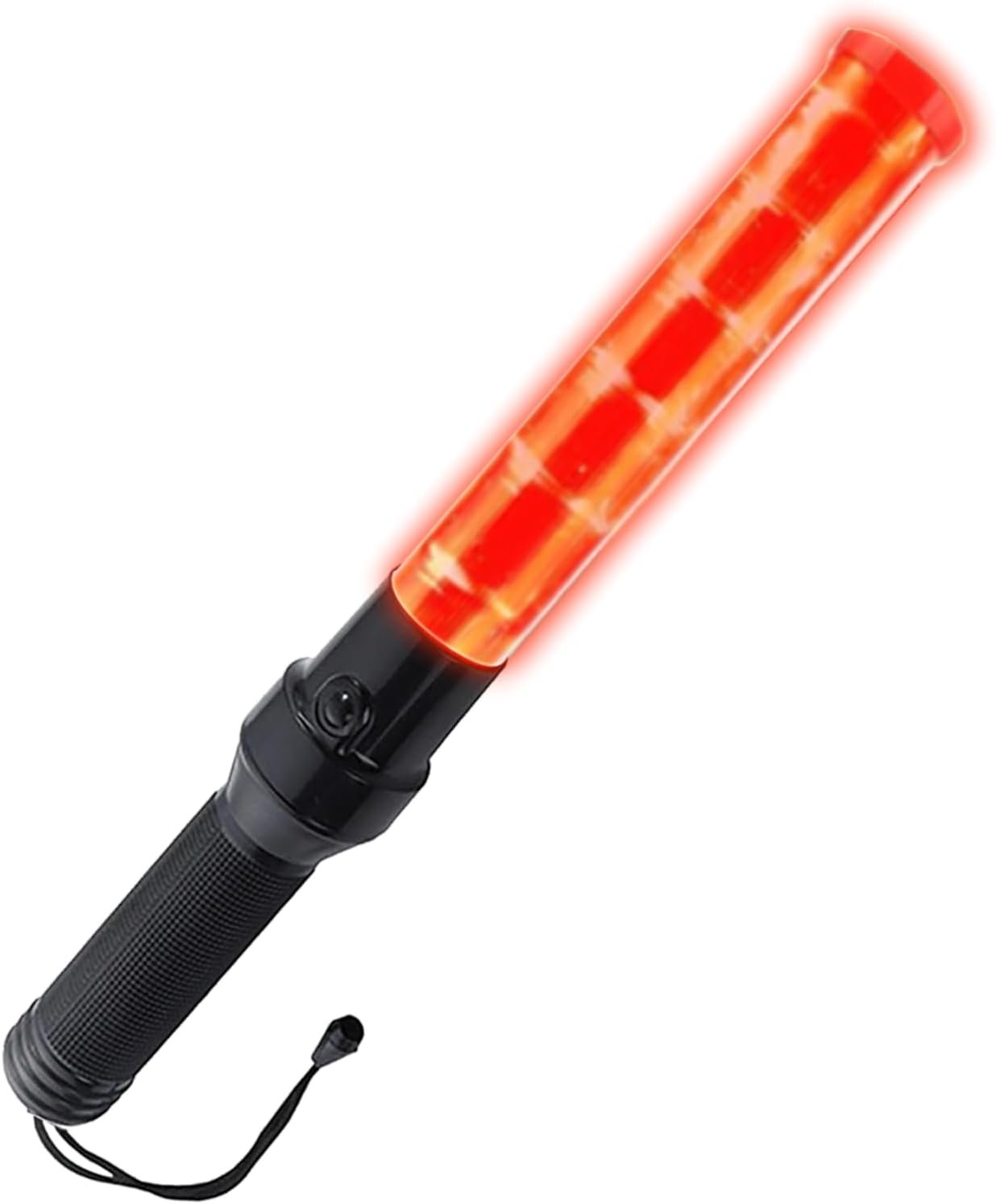 Bâton de Circulation Clignotant LED, 41cm Bâton de Trafic Lampe de Poche LED Baton Lumineux Fluorescent Lightstick Baguette Trafic Signal Pour Contrôle de Circulation, Signalisation Routière, Concert