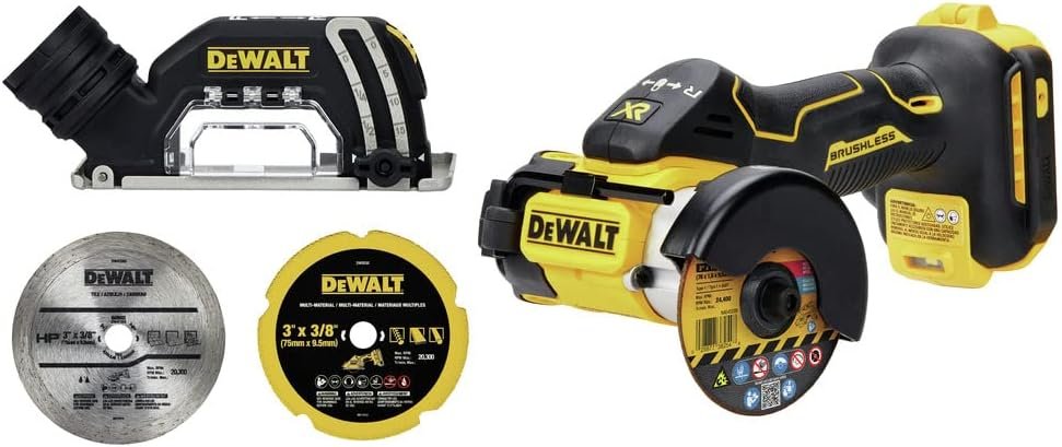 DEWALT 20V MAX XR Cut Off Tool, Brushless and Compact, Bare Tool Only (DCS438B)