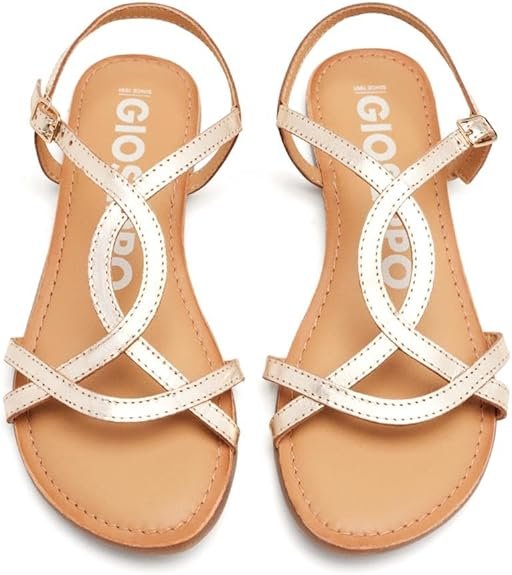 Sandales Blanches à Fines lanières pour Femme lamim