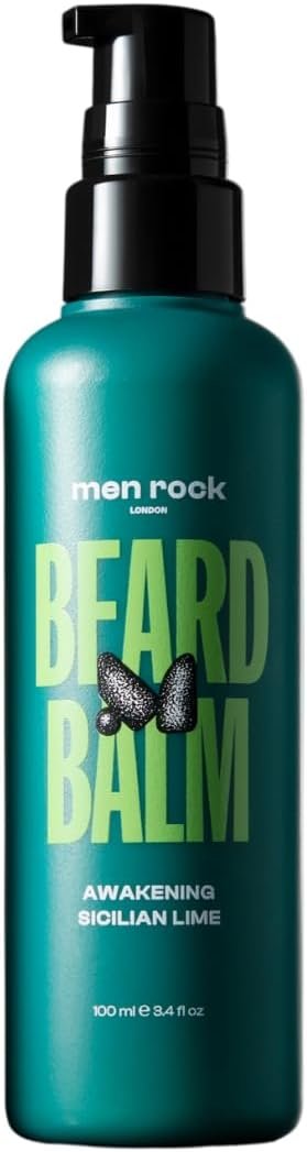 Baume à Barbe Awakening – Hydratant et Adoucissant Sans Rinçage avec Parfum de Citron Vert Sicilien et Caféine – Soin Complet de la Barbe et de la Peau, 100ml